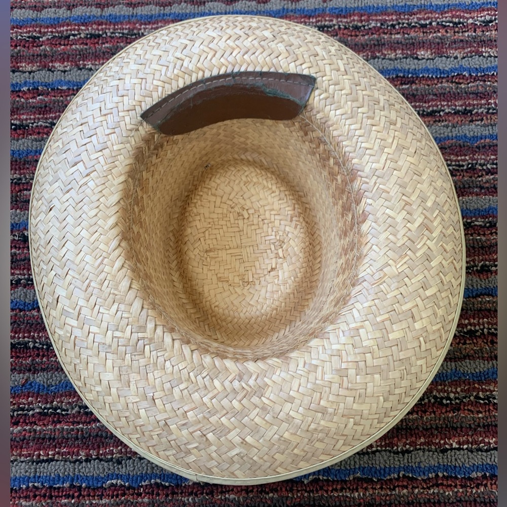 Vintage Hats Lot 2 Straw Hats Cowboy Country Western - Picture 5 of 10